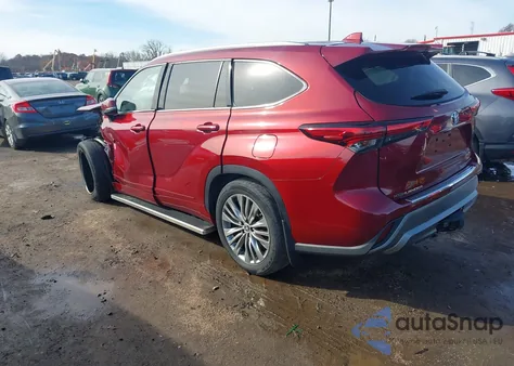 2021 Toyota Highlander Platinum from USA, damaged, VIN 5TDFZRBHXMS144360